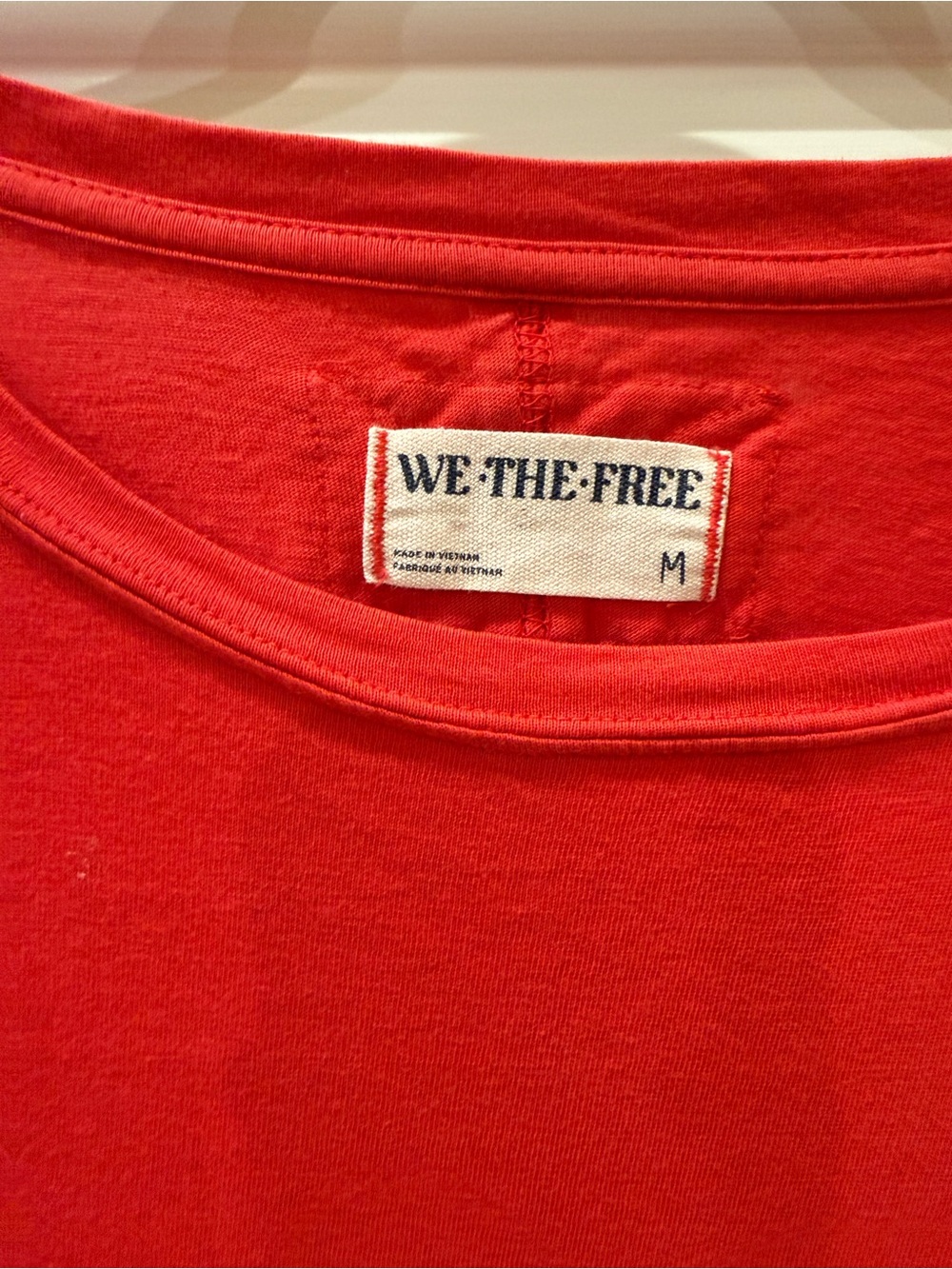 We The Free Bright Red Crewneck Long Sleeve - Picture 2 of 5